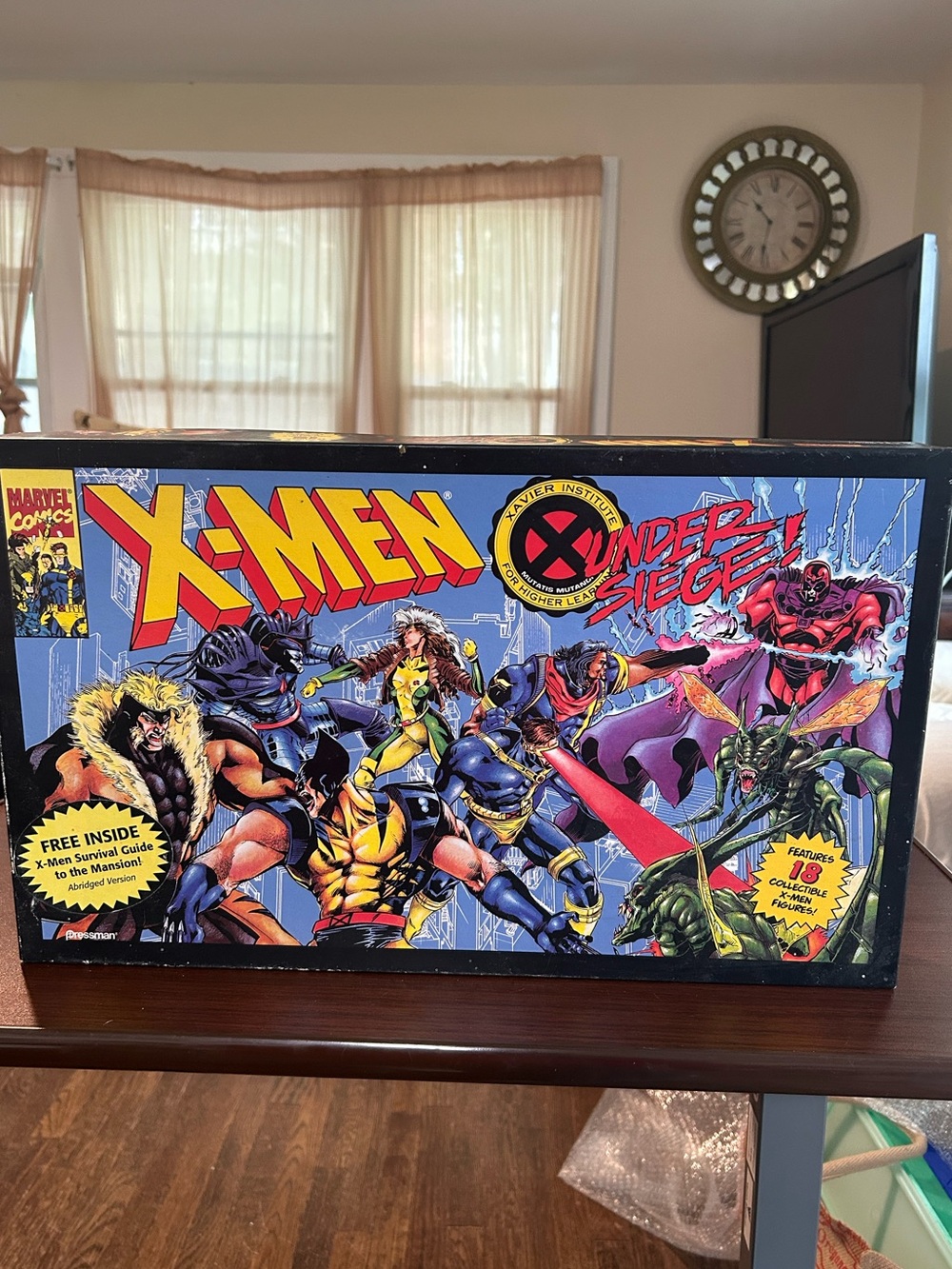 Vintage Marvel X-Men Under Siege board game.  1994. Appears all pieces there